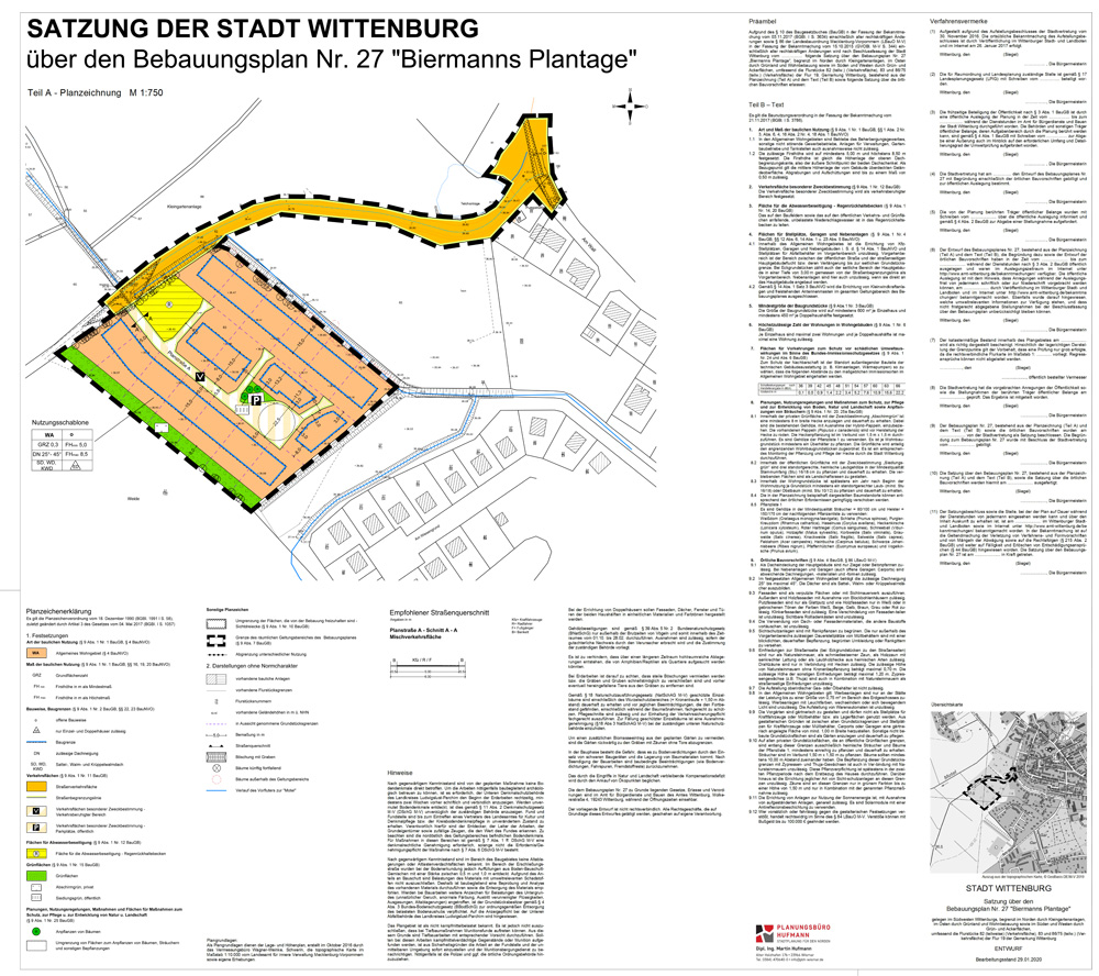 Bebauungsplan Wittenburg